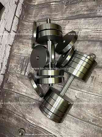 Гантели наборные 2 по 42кг Гантели, гири, штанги и диски металлические без покрытия Киев