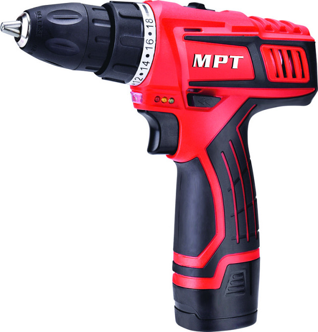 MPT Дриль-шуруповерт акумуляторний MPT 12 V Li-ion 1.5 Аг 2 швидкості 0-400/1450 об/хв 10 мм 2 Коломия - фото 10