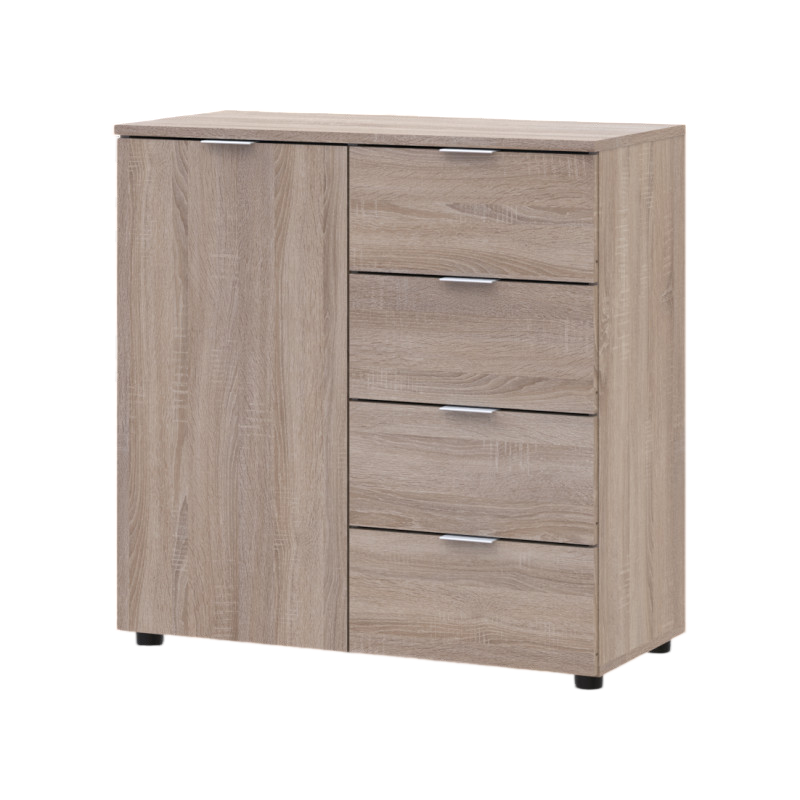 Комод Doros Рон 1 1 фасад 4 шухляди Дуб сонома 80х38х81 (41516294) (DRS-012176) Львів - фото 2