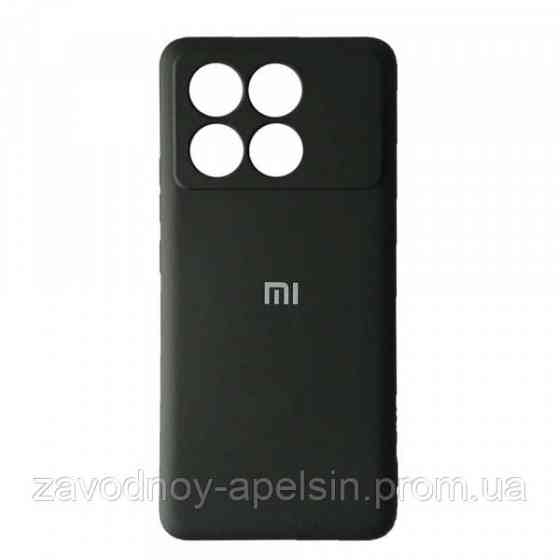 Xiaomi Poco X6 Pro 5G Силиконовый чехол Микрофибра (черный) Одесса