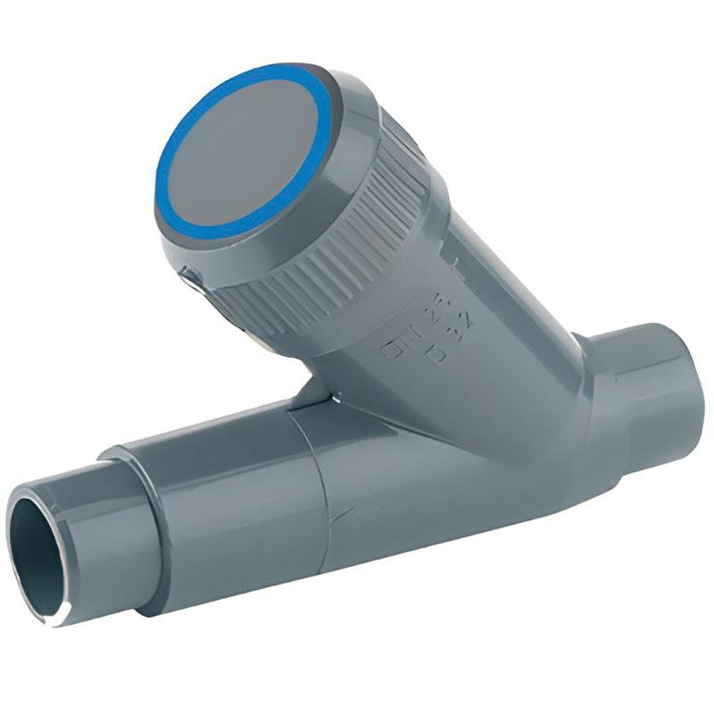 Зворотний клапан кутовий ПВХ Hidroten 1021301, втулкове з'єднання, d20 мм Київ - фото 1