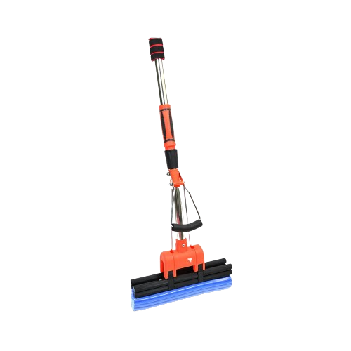 Швабра з 2-им віджимом вигнута губка 27см 6130 помаранчевий Феникс Житомир - изображение 1