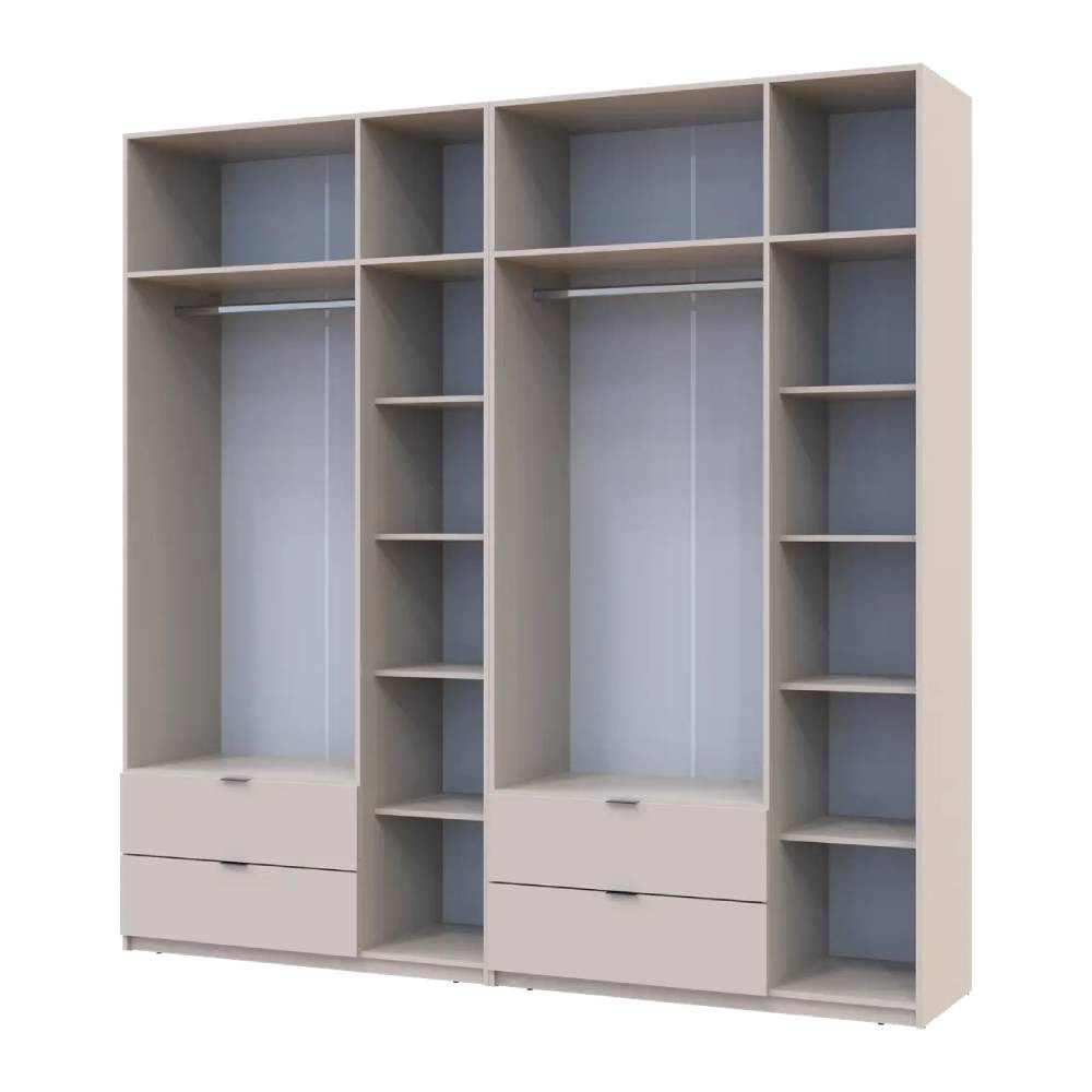 Шафа для одягу Doros Лукас Кашемір 3+3 ДСП 240х50х240 DRS-011713 (42005108) Дніпро - фото 3