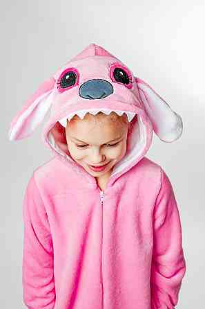 Детская пижама-кигуруми детский и подростковый Ангел, розовый, пижама топ Киев