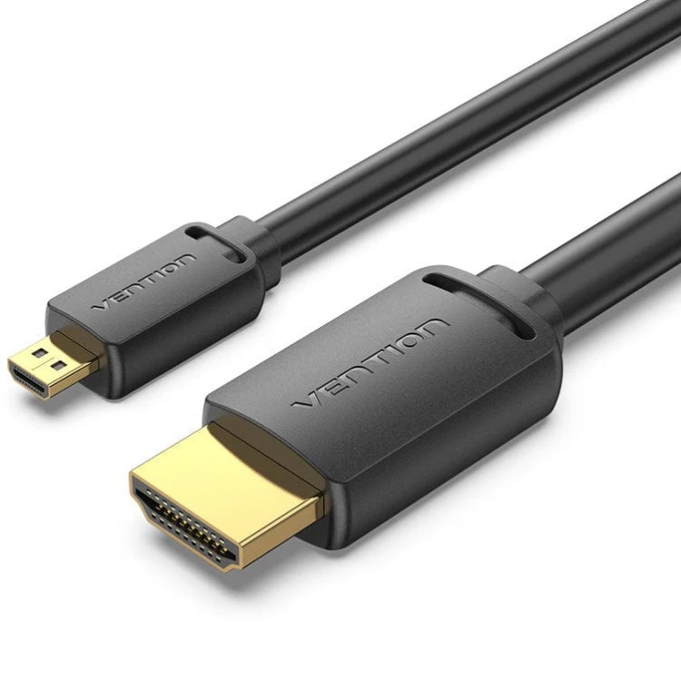Кабель HDMI M - Micro M, 1.5 м, V2.0 4K 60Гц 18Gbps HDR Dolby Vention Винница - изображение 1