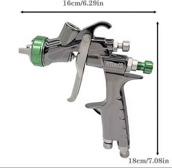 Краскопульт nTools URP Kiwami W-400 | Сопло 1.3 мм | Професійний фарбопульт Київ