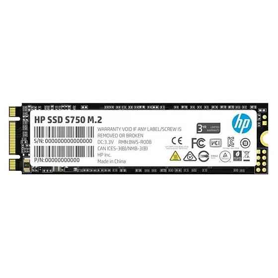 Накопичувач SSD 1 TB HP S750 M.2 2280 3D NAND (16L57AA) ( 24607 ) Харьков