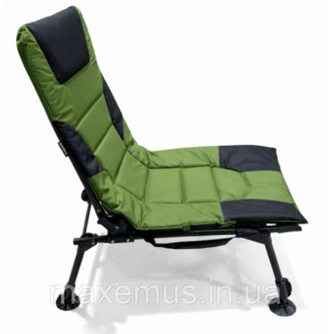 Карповое кресло раскладное для рыбалки Bonro B-26 (до 120 кг) Черно-зеленое туристическое Мостиська - фото 8