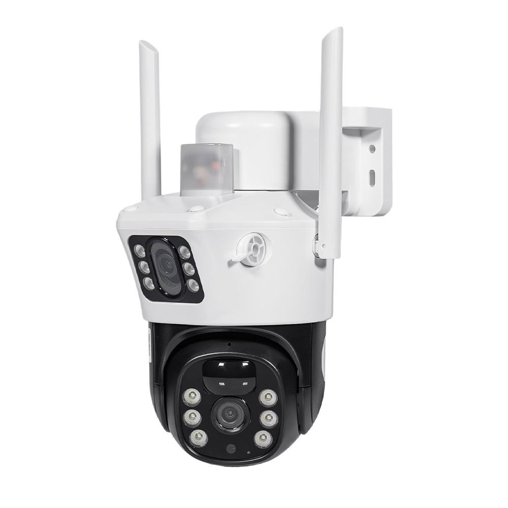 IP PTZ-відеокамера автономна з 4G та сонячною панеллю 2Mp+2Mp Light Vision VLC-9192IG/2C (Solar) White f=4mm, на акумуляторних Киев - изображение 2