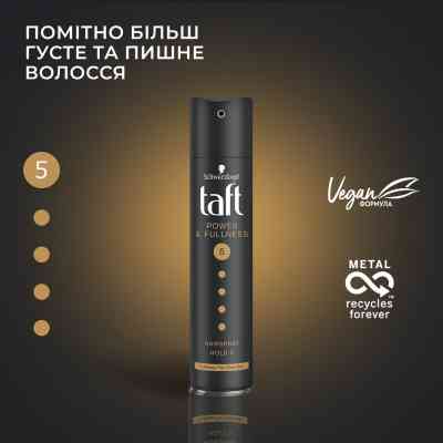 Лак для волос Taft Power Сила кератина Мегафиксация 5 250 мл (4015001003529/9000100653503) Винница