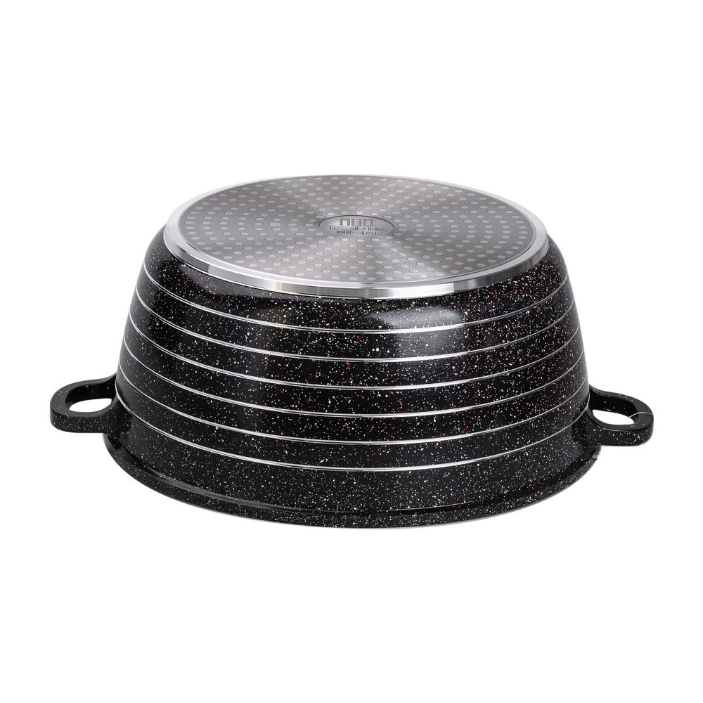 Набор из 5 хозяйственных кастрюль, 2,5-9 литров, толстое дно, алюминий MGC HP-4-411B Киев - изображение 3