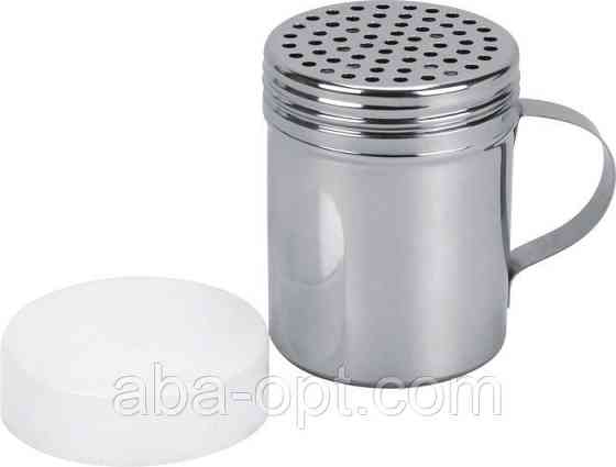 Сирниця з нержавіючої сталі з ручкою та кришкою H 10 Ø 7 см Профі (шт) 9799 Одеса