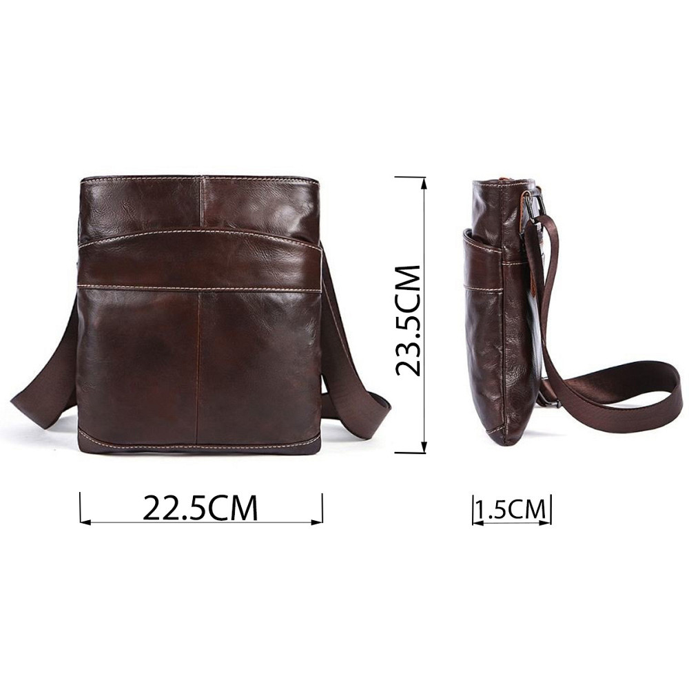 Мессенджер чоловічий Vintage 14730 Коричневий Київ - фото 3