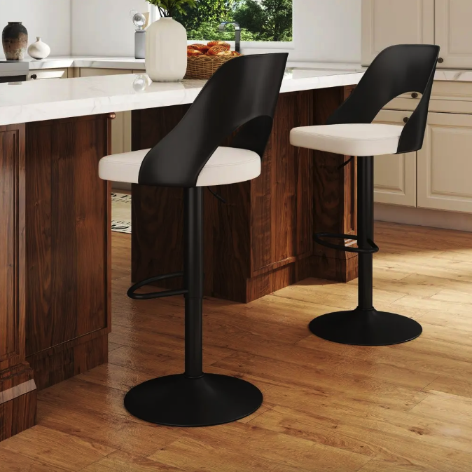 Барні стільці Navare комплект із двох стільців для кухні та барної стійки Київ - фото 3