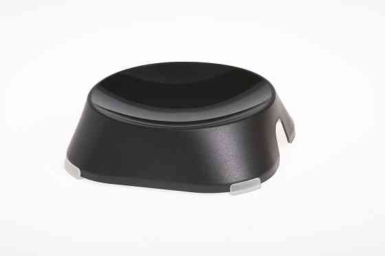 FIBOO Пласка миска з антиковзними накладками Flat Bowl, чорний Київ