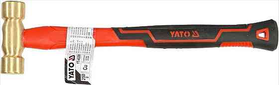 Молоток з мідним обухом YATO m= 800 г, скловолокниста ручка [6/24] Одеса