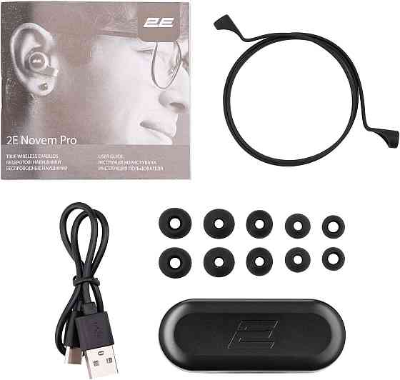 Bluetooth-гарнітура 2E Novem Pro Black (2E-EBTWNPBK) ( 29440 ) Харьков