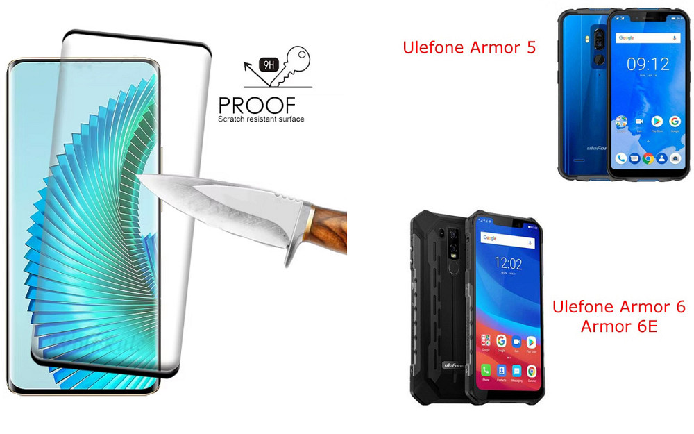 Защитное стекло HyperGlass Pro для Ulefone Armor 5, Armor 6, Armor 6E – максимальная чувствительность и защита Киев - изображение 1
