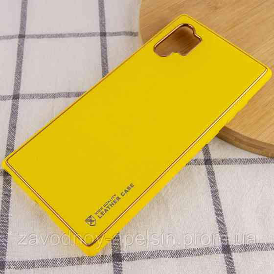 Samsung N975 Note 10 plus Шкіряний Чохол Epik (жовтий) Одеса