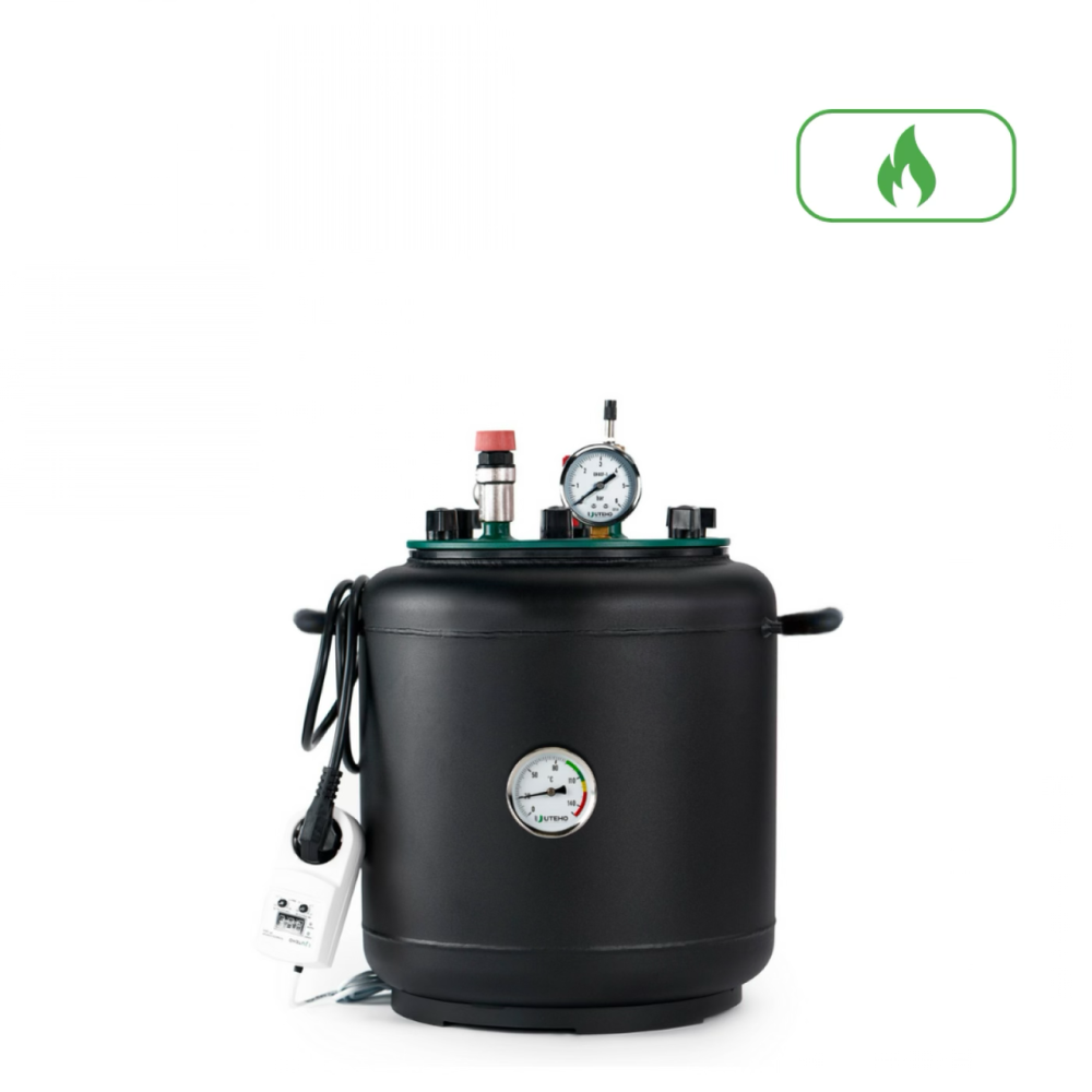 Автоклав бытовой УТех-8 electro, универсальный на 8 банок, электрический стальной домашний Киев - изображение 11