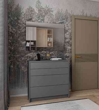 Комод Doros Дейл Графит 4Ш 90х41х85 (DRS-011950) Днепр