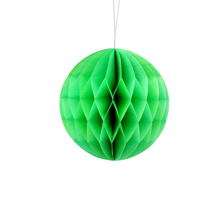 Шар соты бумажный 15 см салатовый Киев - изображение 1