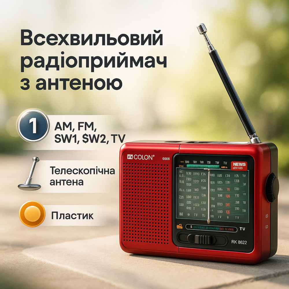 Всеволновой радио приемник, Приемник фм радио, Классический радиоприемник с антенной и ручкой CU-45 Львов - изображение 17