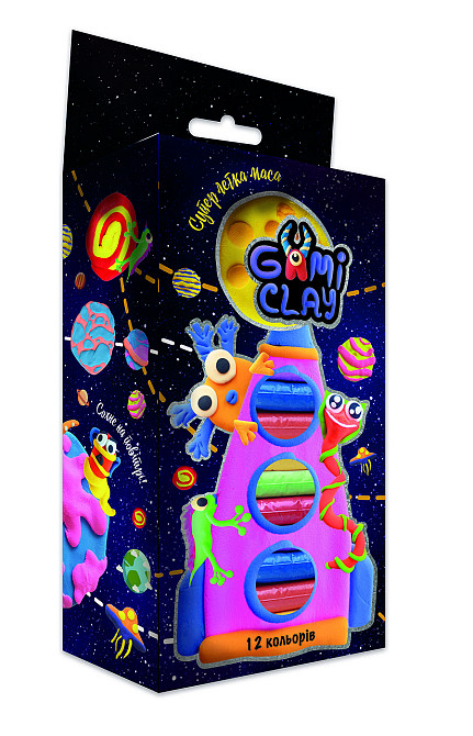 Набір маси для ліплення 71503 "Gumi Clay", в кор-ці 25-10,5-6,5 см, шт Київ - фото 1
