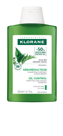 Клоран Кропива шампунь для жирного волосся Klorane shampooing a l'ortie Bio, 200мл new Дніпро