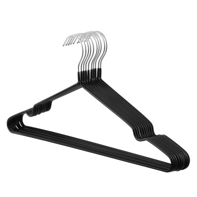 Плічка Ardesto Металеві з ПВХ покриттям Чорні 40.5 см 10 шт. (ARHC2810B) Вінниця - фото 1