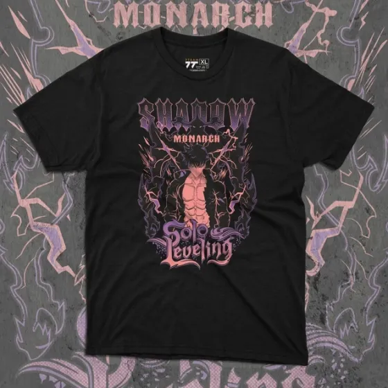 Футболка для подростка мальчика с принтом 140olo Leveling 140hadow Monarch Размер 160 Anime10636 Днепр