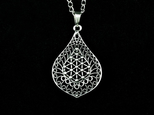 Підвіска кулон жіноча Перо павича Київ - фото 1