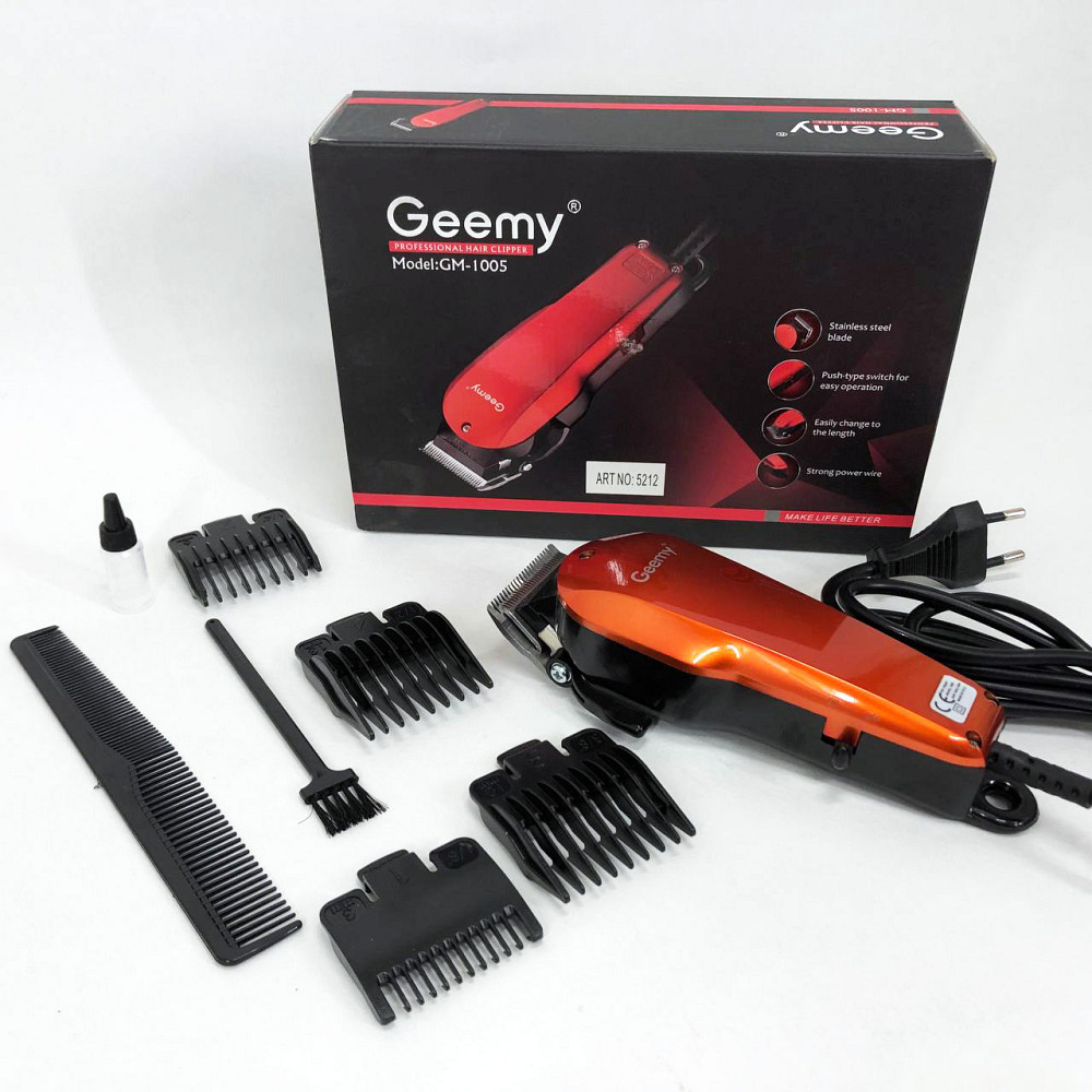 Машинка для стрижки волосся без шуму, Професійна машинка для стрижки волосся з насадками ZC-71 Івано-Франківськ - фото 2