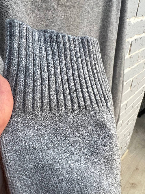 Сукня жіноча LES ETOILES CLAIRES 8178 светр оверсайз комір хомут one size, сірий, one size Київ - фото 14