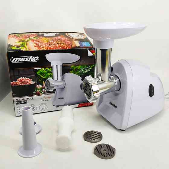 Мясорубка обычная Mesko MS 4809 1500Вт, Мясорубки для колбасы, Мясорубка с решеткой для фарша TA-24 Львов