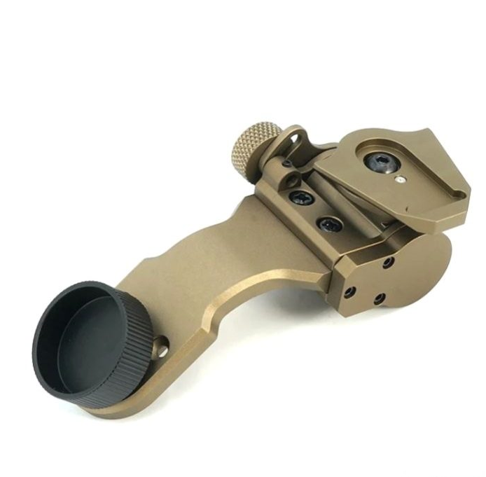 Крепление адаптер Wilcox J-arm для прибора ночного видения PVS-14 к L4G24 (металл) Золотистый Киев - изображение 1