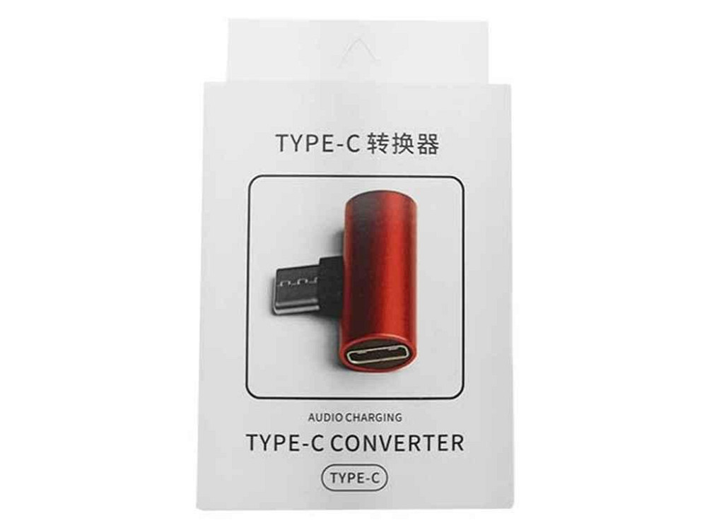 Перехідник аудіо Type-C(папа)-2хТype-C(мама) ТМ Gerlax Київ - фото 1