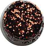 Прикрашання для дизайну нігтів "Брокард", колір шоколадний Київ