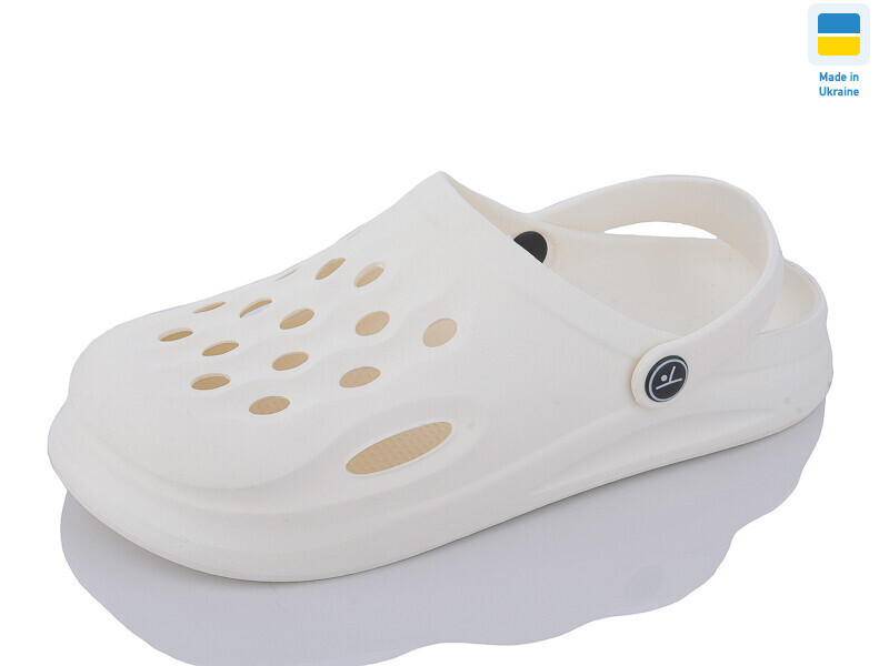 Кроксы женские белые сабо для работы и отдыха легкие и комфортные ТМ очень удобные Одесса - изображение 1