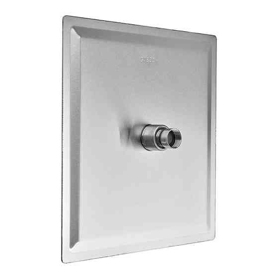 Лейка для душа потолочная Zerix SH-006.SUS-25x25cm (нерж. сталь) (ZX5009) Киев