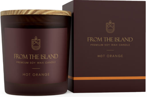 Ароматическая свеча From the Island 250 мл горячий апельсин Киев - изображение 1