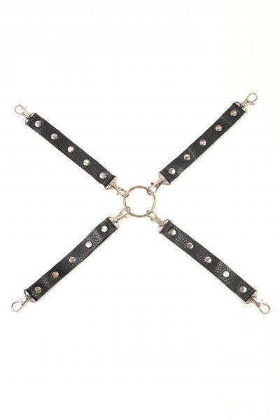 Фіксатор Leather Fixer Large, Black Sex Aura Київ - фото 1