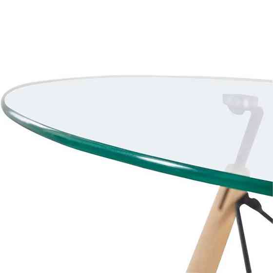 Стіл обідній ЕТНА Glass (D=80cm), скло Киев