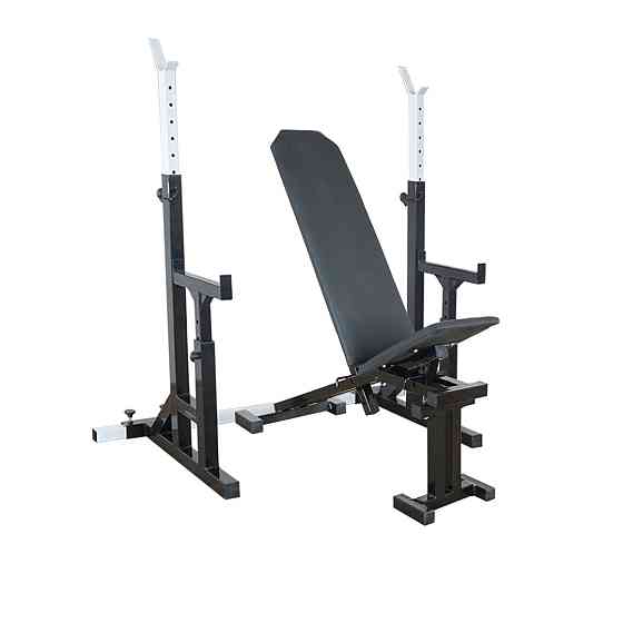 Лавка з від'ємним кутом 40 на 40 мм + Стійки зі страховкою 50 на 50 мм Київ