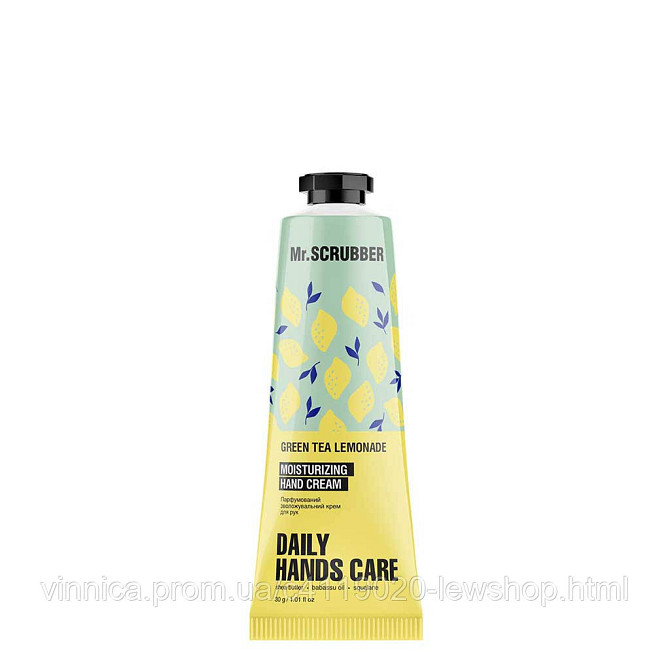 Парфумований зволожувальний крем для рук Green Tea Lemonade Mr.SCRUBBE 30 г Чернівці - фото 1