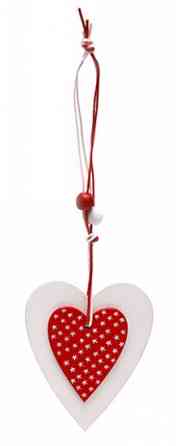 Декоративна підвіска Два Серця Вінниця