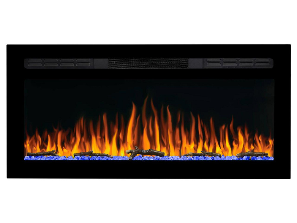 Електрокамін настінний / вбудовуваний ArtiFlame AF37WR з обігрівом і звуком горіння вогню Львів - фото 1