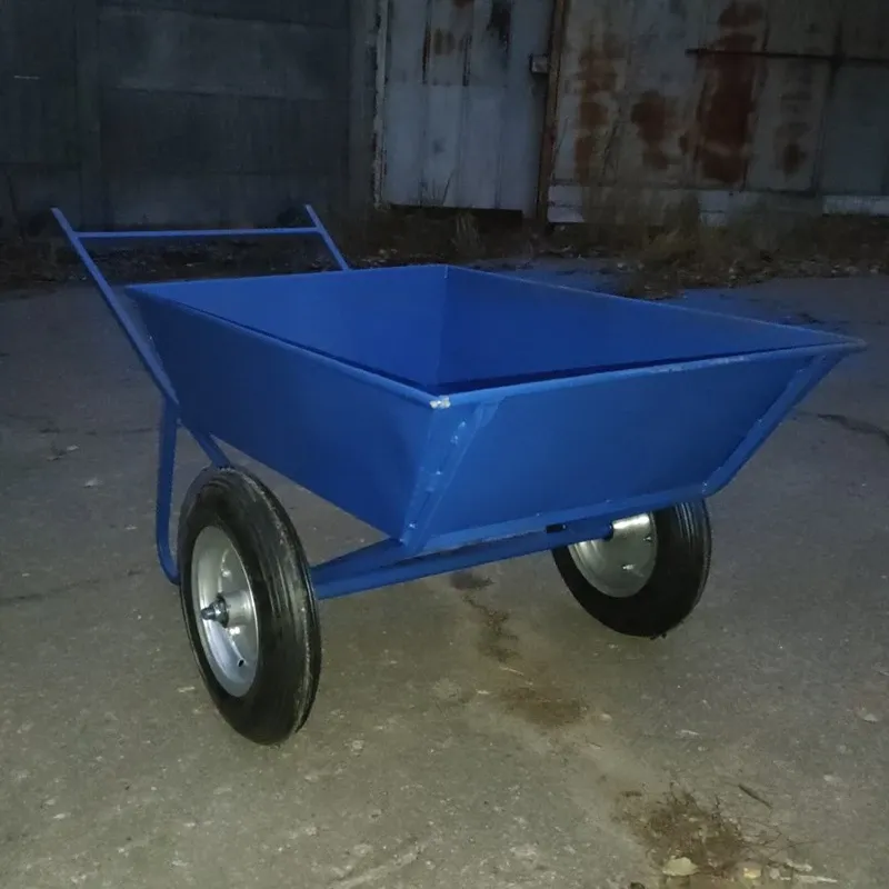 Строительная тачка ТСД-400Л двухколесная, объем 150 л, груз до 300 кг, литые резиновые колеса 380 мм Харьков - изображение 7