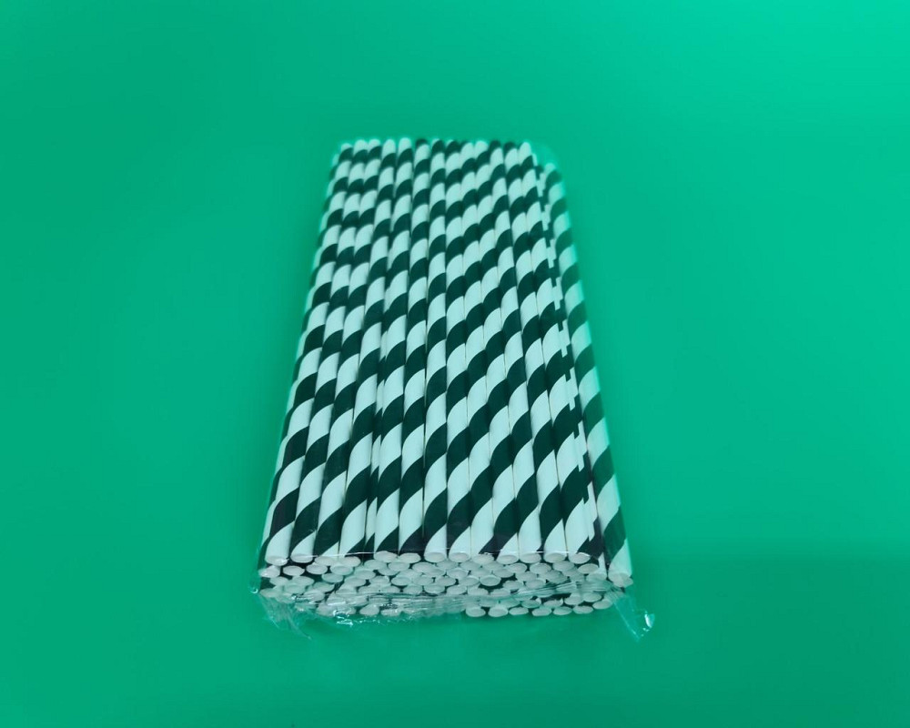 Соломка паперова трубочка вита 100шт Чорні (1 шт) Харків - фото 4