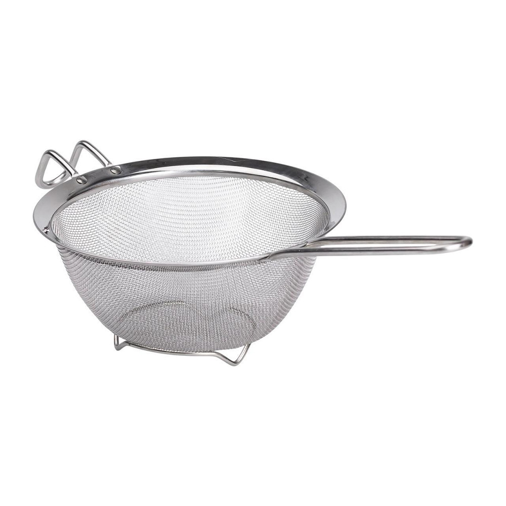 Дуршлаг з ручкою 18 см з нержавіючої сталі Київ - фото 2